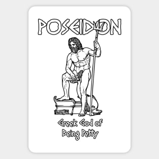 Poseidon, Greek God of Being Petty Sticker